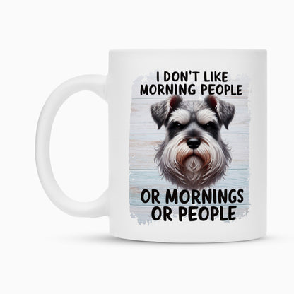 Tasse "Zwergschnauzer - Morning People" – hunde-shirt.de