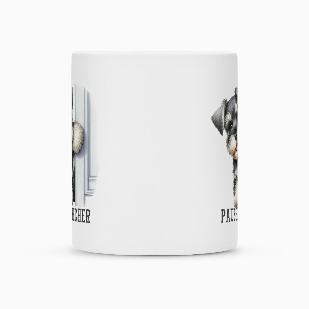 Tasse "Zwergschnauzer - Pausenbecher" – hunde-shirt.de