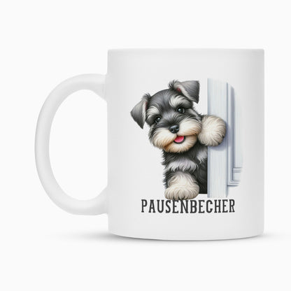 Tasse "Zwergschnauzer - Pausenbecher" – hunde-shirt.de