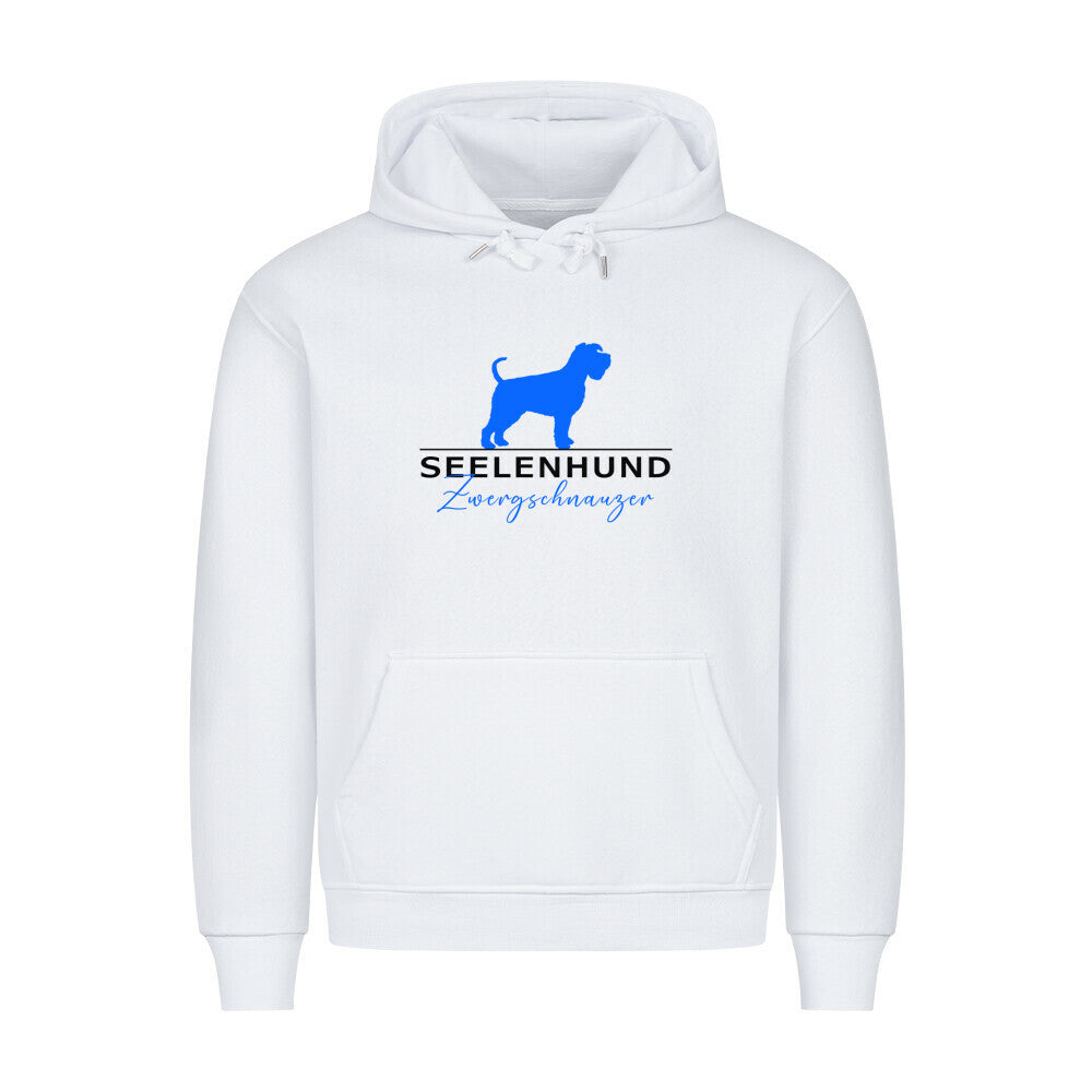 Premium Hoodie "Zwergschnauzer - Seelenhund" Weiß – hunde-shirt.de