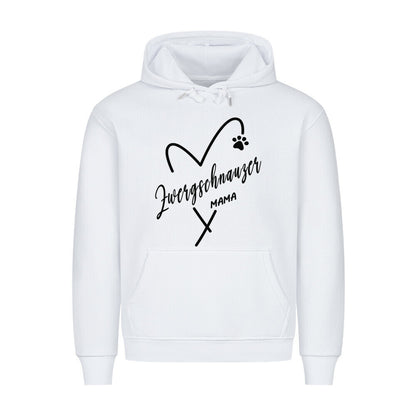Premium Hoodie "Zwergschnauzer - MAMA" Weiß – hunde-shirt.de