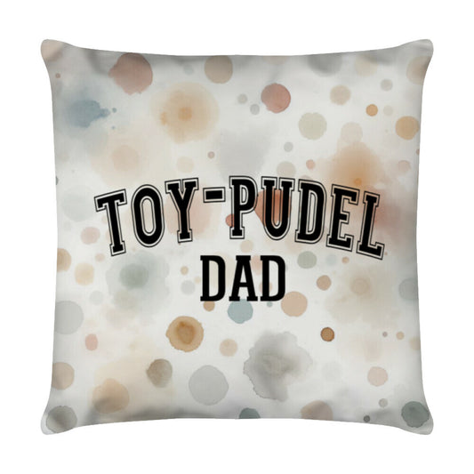 Kissen "Toypudel - DAD" Weiß – hunde-shirt.de