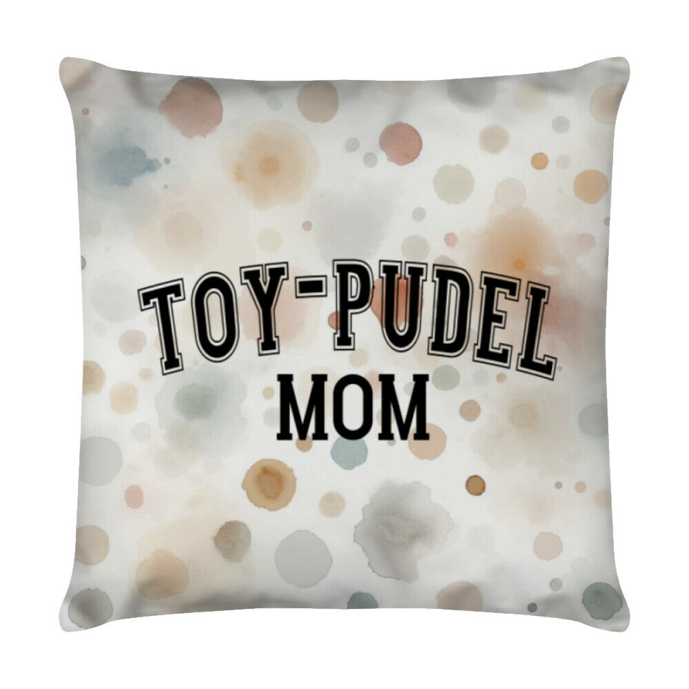 Kissen "Toypudel - MOM" Weiß – hunde-shirt.de