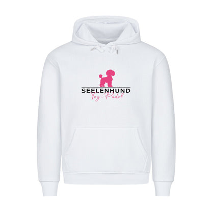 Premium Hoodie "Toypudel - Seelenhund" Weiß – hunde-shirt.de