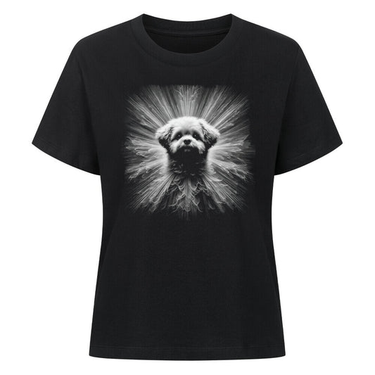 Premium Damen-Shirt "Toypudel - Shine" Schwarz – hunde-shirt.de