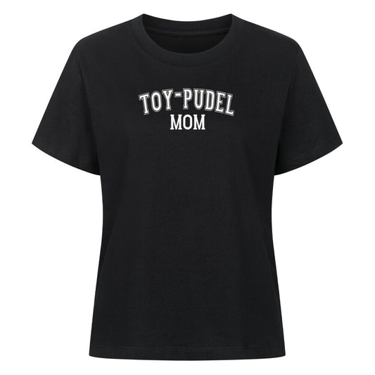 Premium Damen-Shirt "Toypudel - MOM" Schwarz – hunde-shirt.de