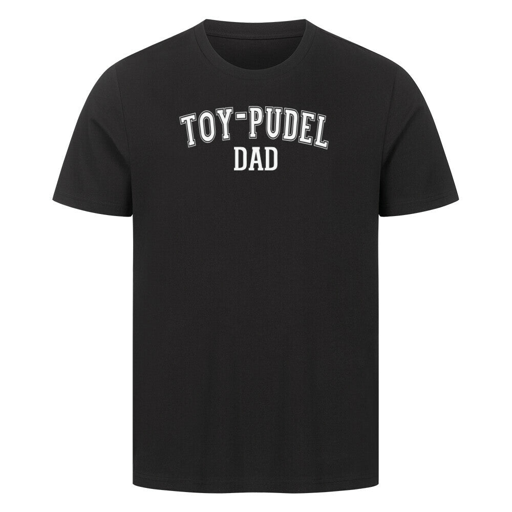 Premium T-Shirt "Toypudel - DAD" Schwarz – hunde-shirt.de