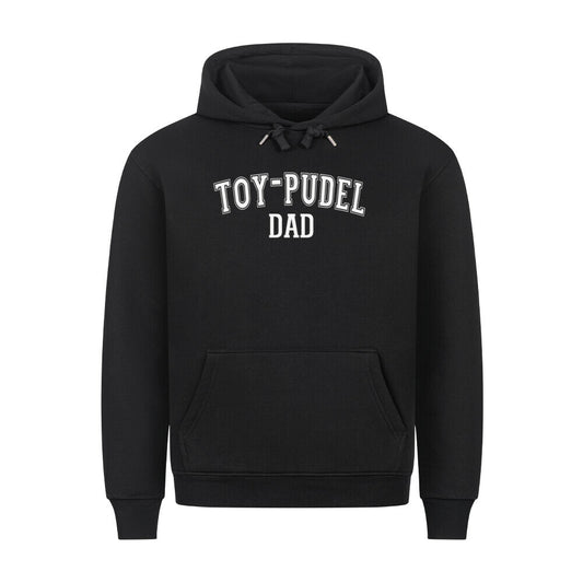 Premium Hoodie "Toypudel - DAD" Schwarz – hunde-shirt.de