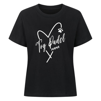 Premium Damen-Shirt "Toypudel - Mama" Schwarz – hunde-shirt.de