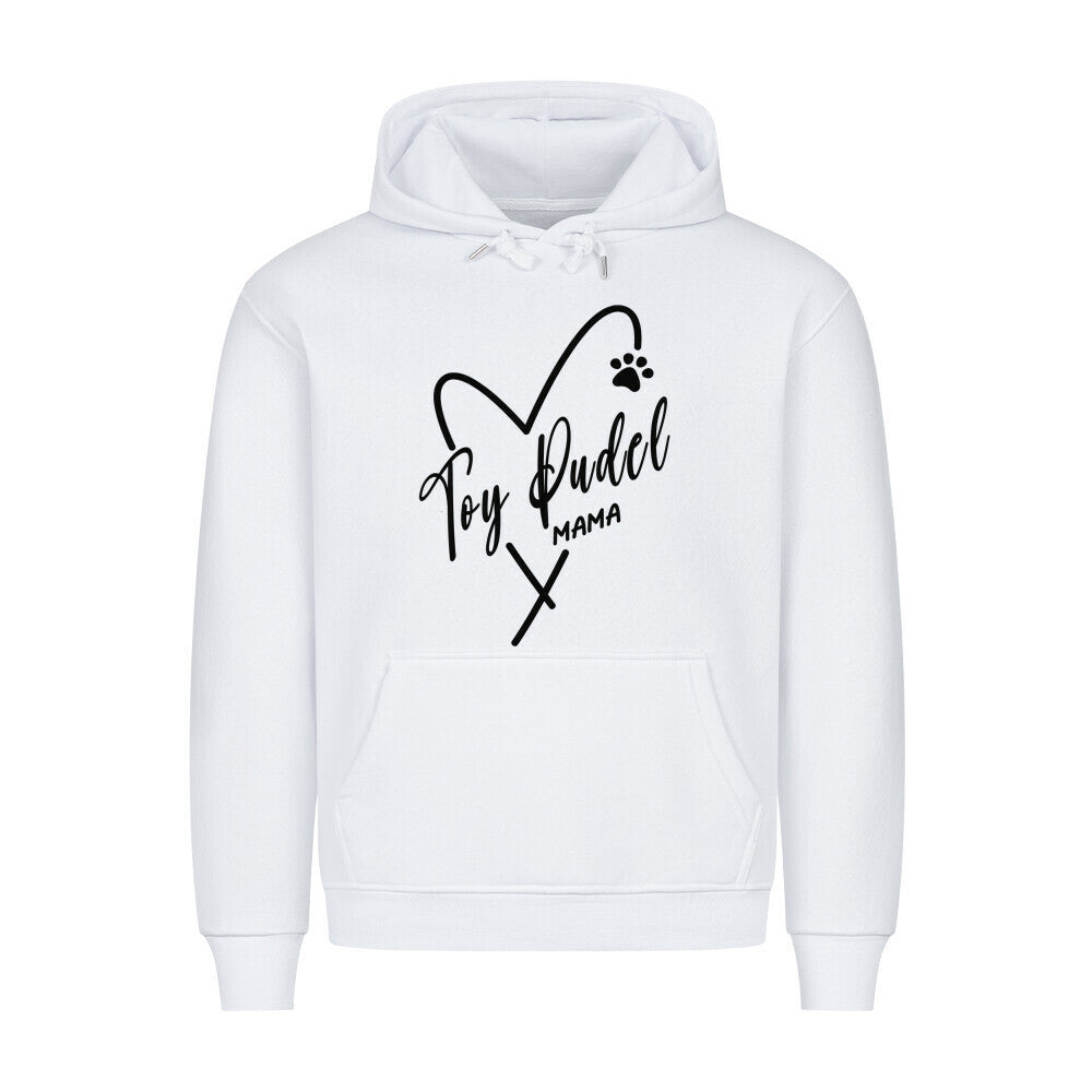 Premium Hoodie "Toypudel - Mama" Weiß – hunde-shirt.de