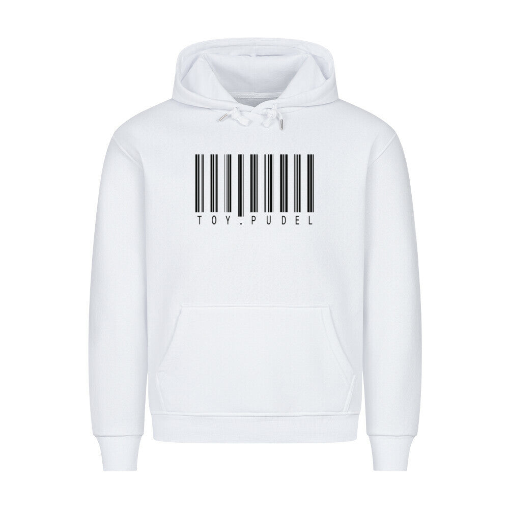Premium Hoodie "Toypudel - Scan" Weiß – hunde-shirt.de