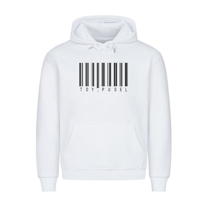 Premium Hoodie "Toypudel - Scan" Weiß – hunde-shirt.de