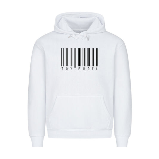 Premium Hoodie "Toypudel - Scan" Weiß – hunde-shirt.de