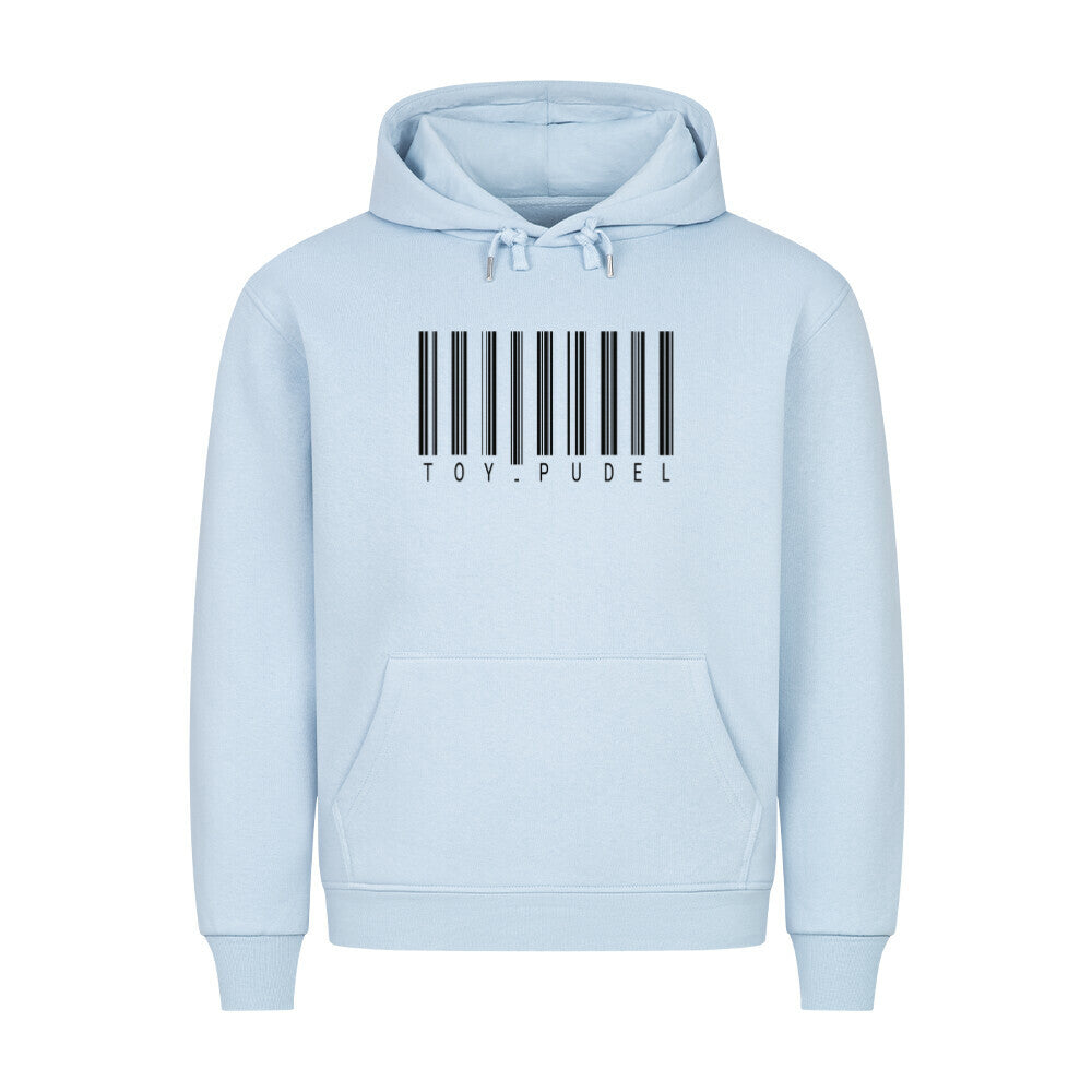 Premium Hoodie "Toypudel - Scan" Babyblau – hunde-shirt.de