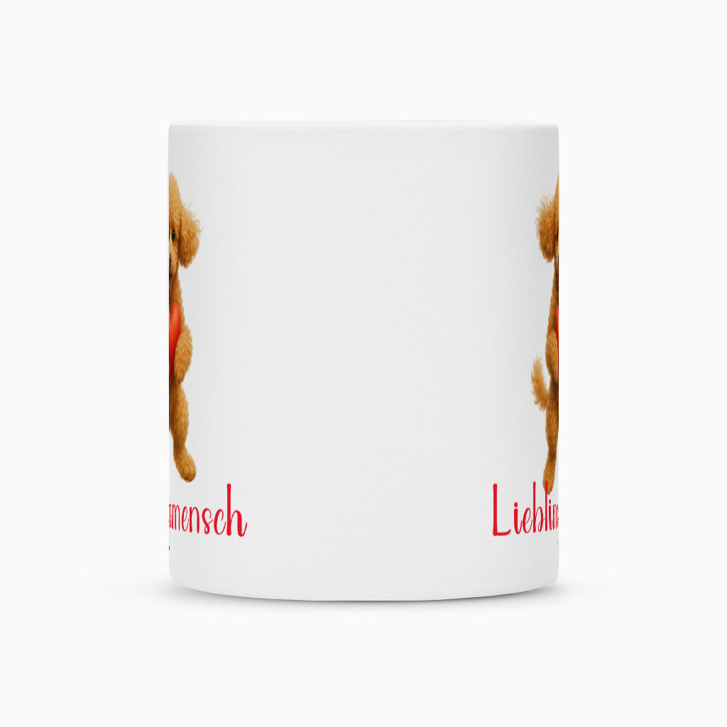 Tasse "Zwergpudel - Lieblingsmensch" – hunde-shirt.de