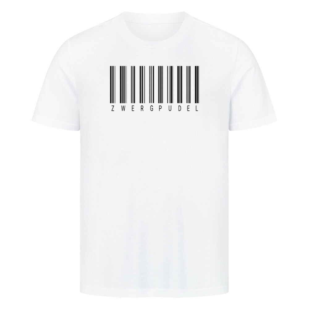 Premium T-Shirt "Zwergpudel - Scan" Weiß – hunde-shirt.de