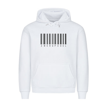 Premium Hoodie "Zwergpudel - Scan" Weiß – hunde-shirt.de