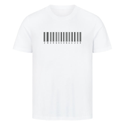 Premium T-Shirt "Zwergschnauzer - Scan" Weiß – hunde-shirt.de