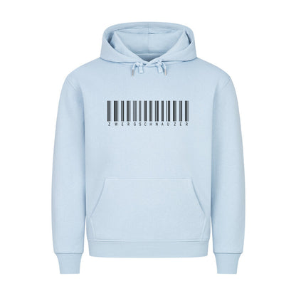 Premium Hoodie "Zwergschnauzer - Scan" Babyblau – hunde-shirt.de