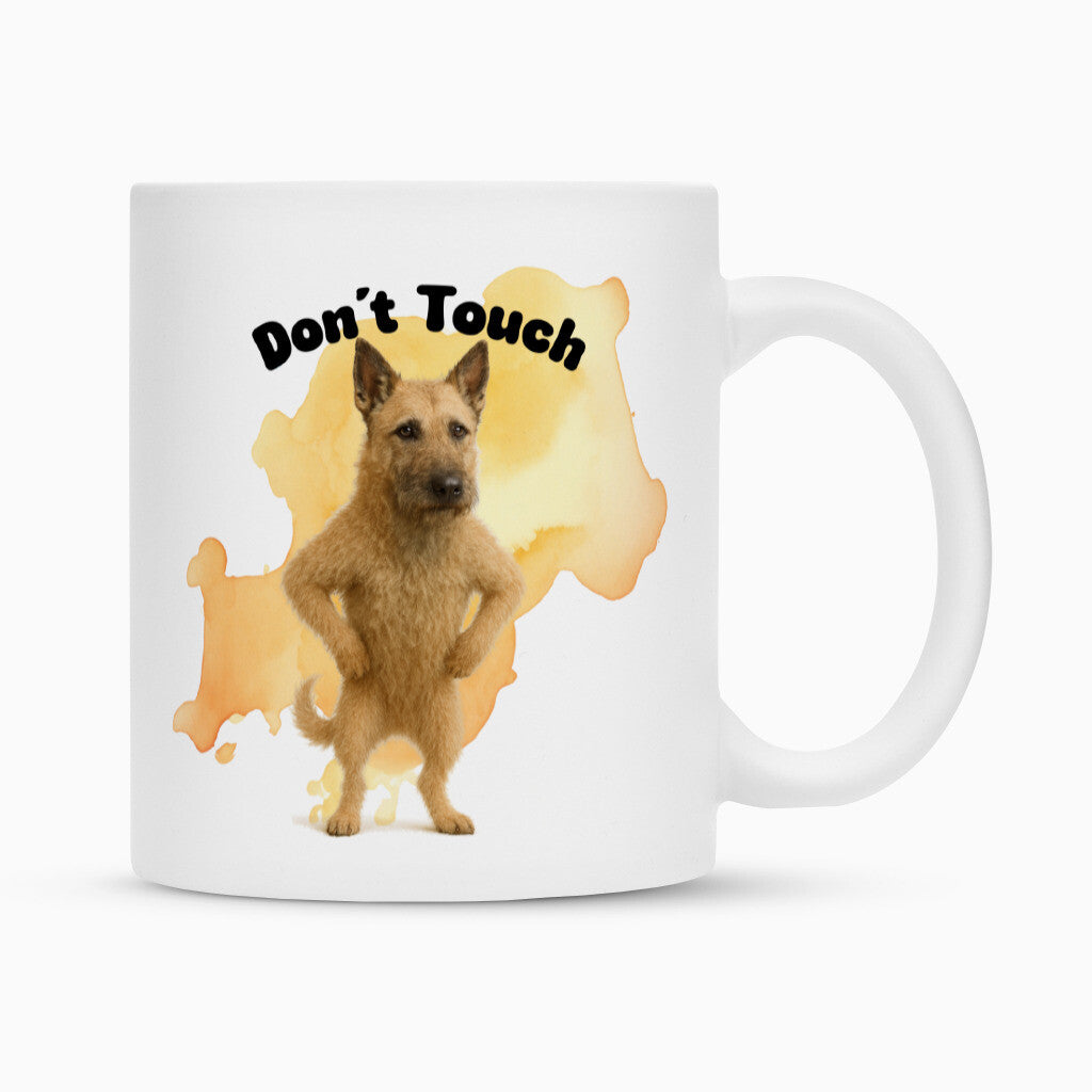 Tasse "Laekenois - Don´t touch" Weiß – hunde-shirt.de