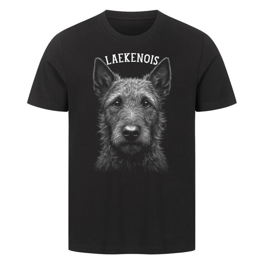 Premium T-Shirt "Laekenois - Pure" Schwarz – hunde-shirt.de