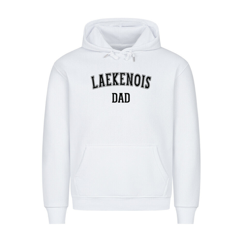 Premium Hoodie "Laekenois - DAD" Weiß – hunde-shirt.de