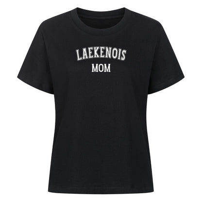 Premium Damen-Shirt "Laekenois - MOM" Schwarz – hunde-shirt.de