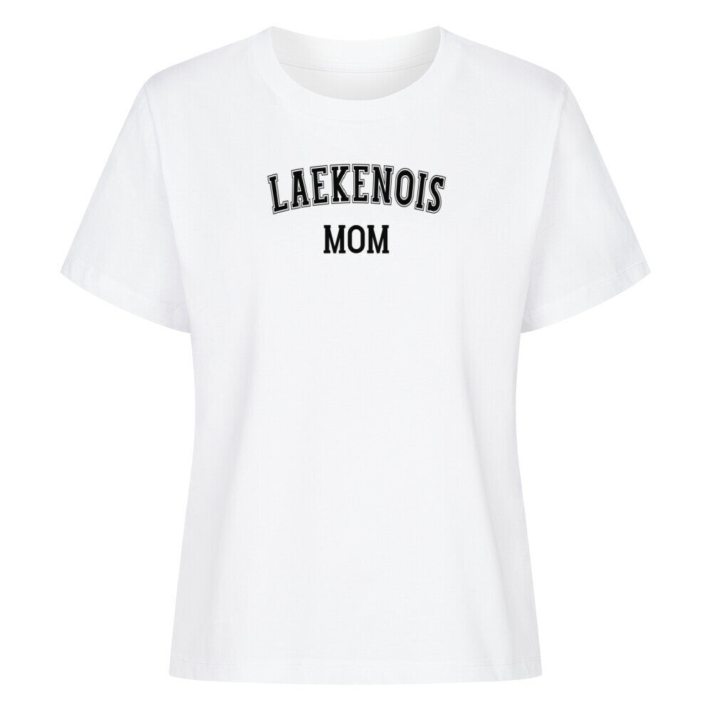 Premium Damen-Shirt "Laekenois - MOM" Weiß – hunde-shirt.de
