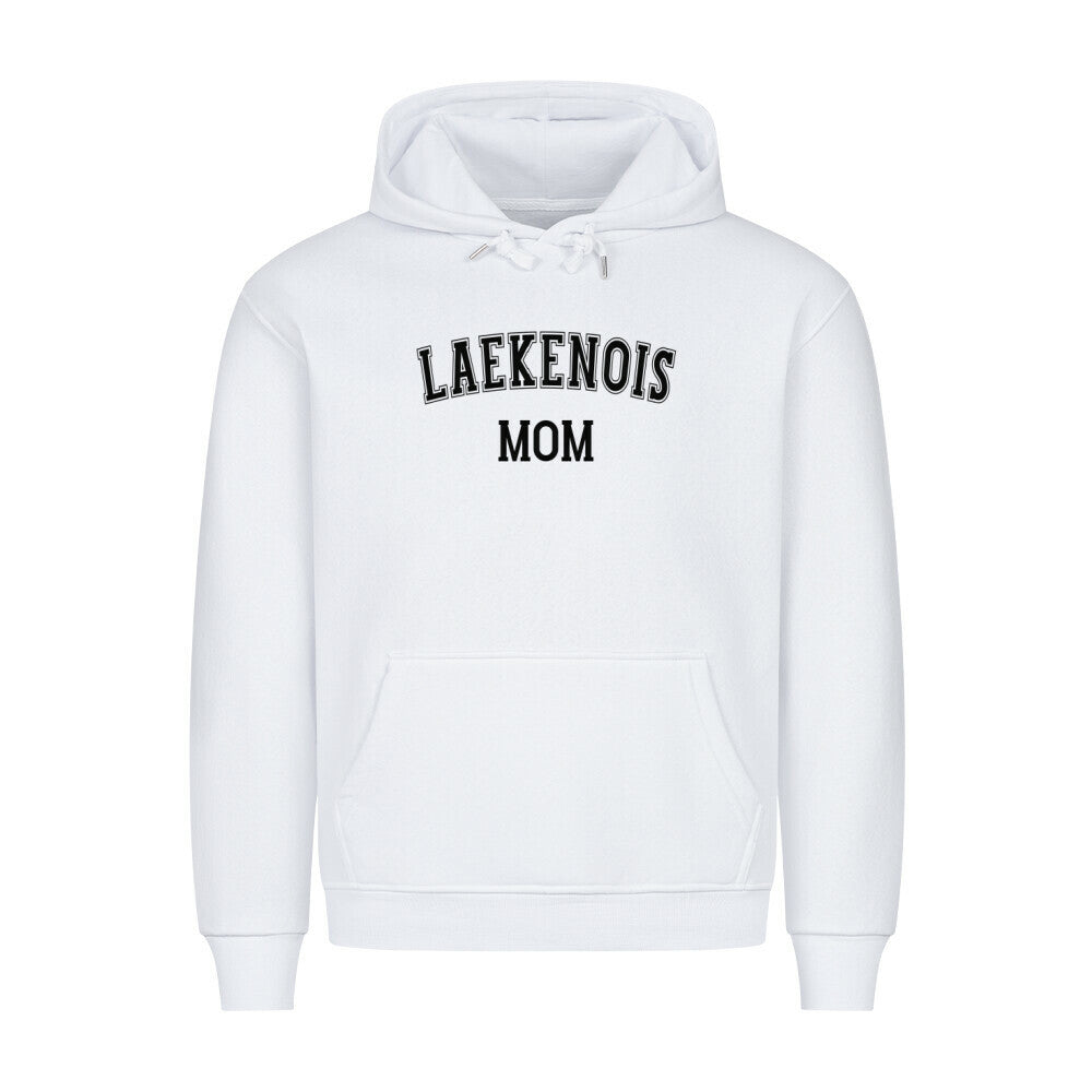 Premium Hoodie "Laekenois - MOM" Weiß – hunde-shirt.de