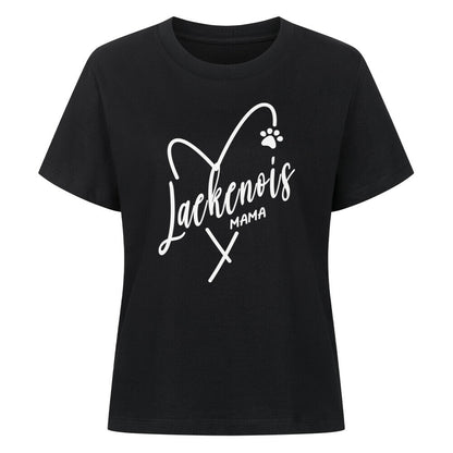 Premium Damen-Shirt "Laekenois - Mama" Schwarz – hunde-shirt.de