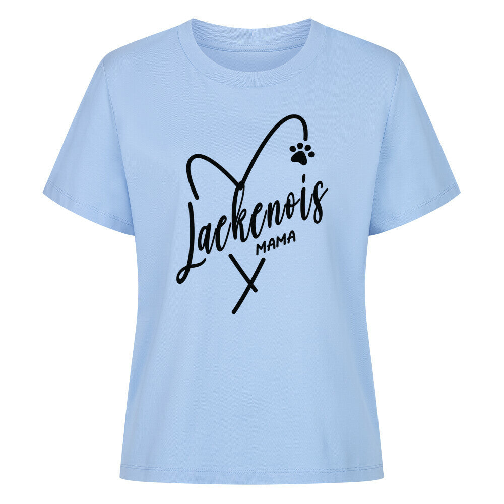 Premium Damen-Shirt "Laekenois - Mama" Sky Blue – hunde-shirt.de