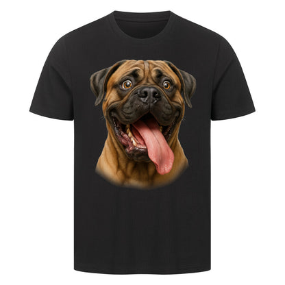 Premium T-Shirt "Bullmastiff - Crazy" Schwarz – hunde-shirt.de