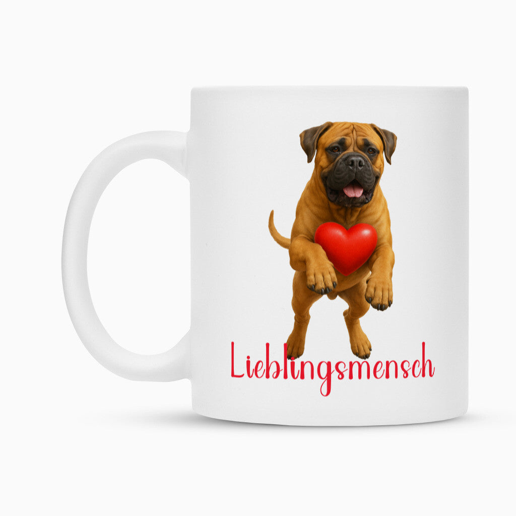 Tasse "Bullmastiff - Lieblingsmensch" – hunde-shirt.de