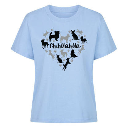 Premium Damen-Shirt "Chihuahua - Mein Herz" Sky Blue – hunde-shirt.de