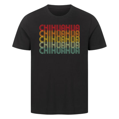 Premium T-Shirt "Chihuahua - RETRO" Schwarz – hunde-shirt.de