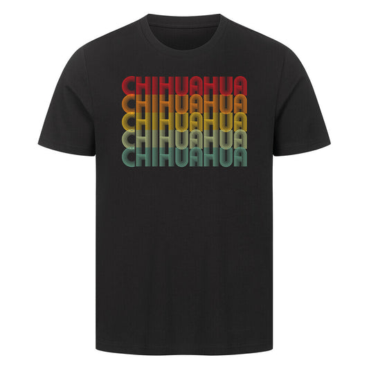 Premium T-Shirt "Chihuahua - RETRO" Schwarz – hunde-shirt.de