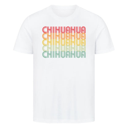 Premium T-Shirt "Chihuahua - RETRO" Weiß – hunde-shirt.de