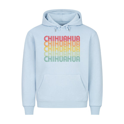 Premium Hoodie "Chihuahua - RETRO" Babyblau – hunde-shirt.de