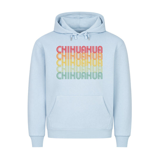 Premium Hoodie "Chihuahua - RETRO" Babyblau – hunde-shirt.de