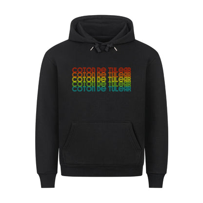 Premium Hoodie "Coton de Tuléar - RETRO" Schwarz – hunde-shirt.de