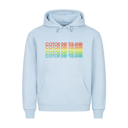 Premium Hoodie "Coton de Tuléar - RETRO" Babyblau – hunde-shirt.de