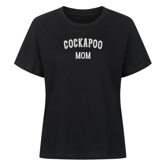 Premium Damen-Shirt "Cockapoo - MOM" Schwarz – hunde-shirt.de