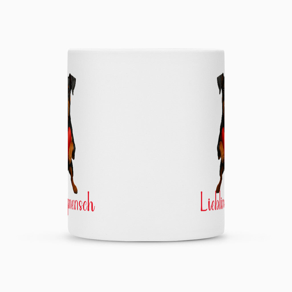 Tasse "Deutscher Pinscher - Lieblingsmensch" – hunde-shirt.de