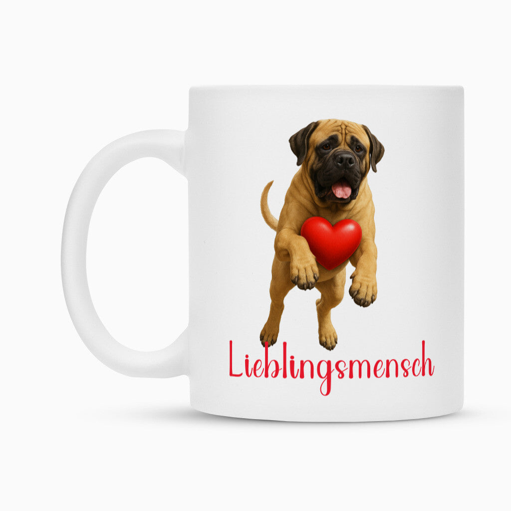 Tasse "English Mastiff - Lieblingsmensch" – hunde-shirt.de
