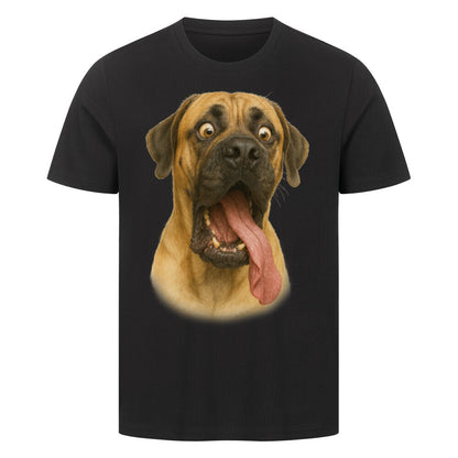 Premium T-Shirt "English Mastiff - Crazy" Schwarz – hunde-shirt.de
