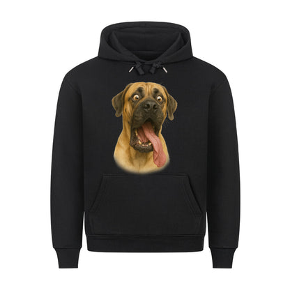 Premium Hoodie "English Mastiff - Crazy" Schwarz – hunde-shirt.de