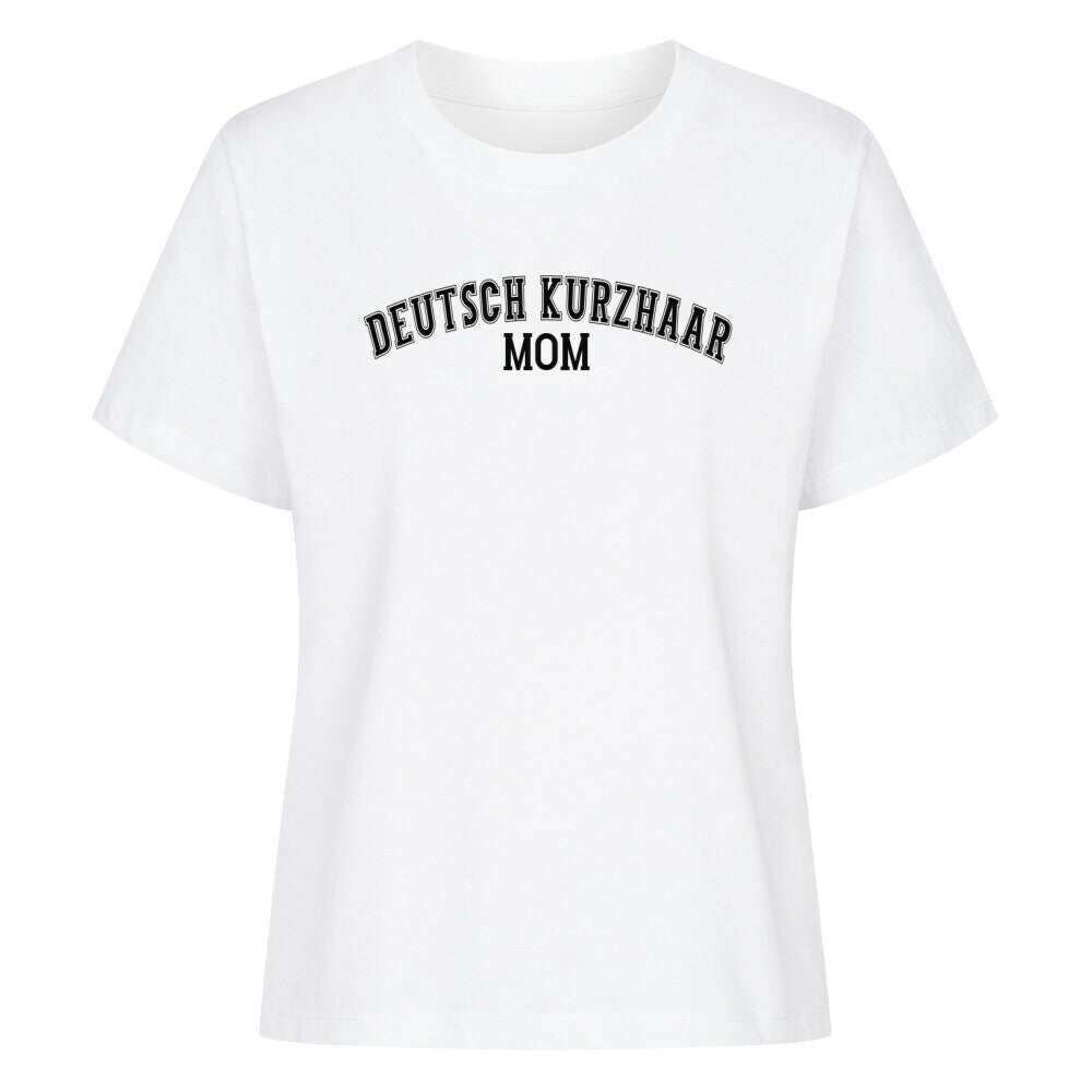 Premium Damen-Shirt "Deutsch Kurzhaar - MOM" Weiß – hunde-shirt.de