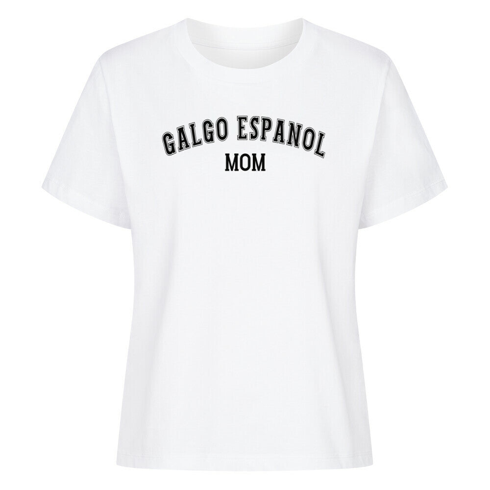 Premium Damen-Shirt "Galgo - MOM" Weiß – hunde-shirt.de