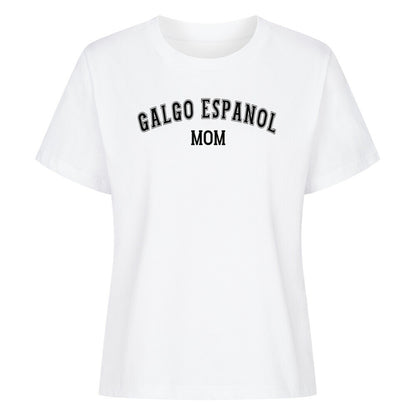 Premium Damen-Shirt "Galgo - MOM" Weiß – hunde-shirt.de