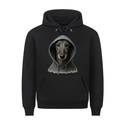 Premium Hoodie "Galgo - Hooded" Schwarz – hunde-shirt.de